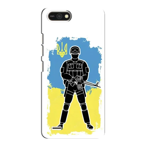 Чехол с рисунком «Солдат Украины» для TECNO POP 2F Чехол с рисунком «Солдат Украины» для TECNO POP 2F