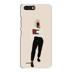 Силиконовый Чехол на TECNO POP 2F с картинкой Стильных Девушек (Стильная)