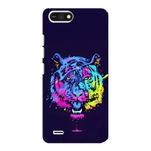 Силіконовий бампер з картинкою звірів для TECNO POP 2F (Тигр-Арт)