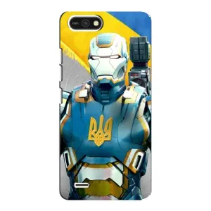Силіконовий Чохол на TECNO POP 2F (Я-Україна) (Український робокоп)