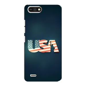 Чехол Флаг USA для TECNO POP 2F (USA)