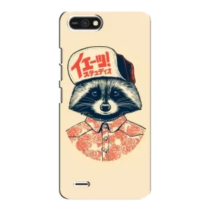 Силиконовый Чехол с Енотами на TECNO POP 2F (В кепчику)