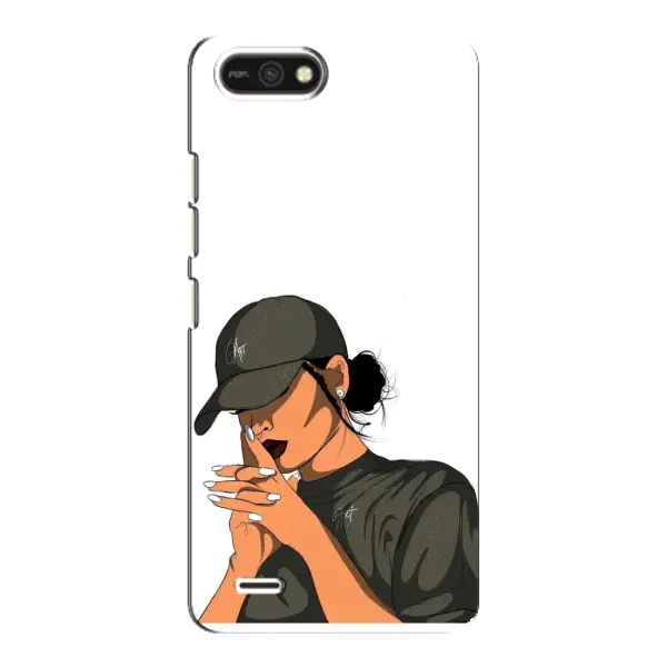 Чехол с рисунком «В зеленом» для TECNO POP 2F