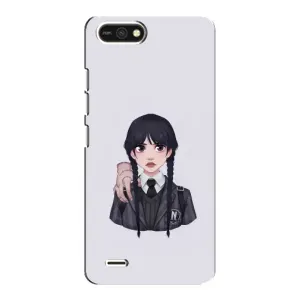 Чехлы с принтом Уэнсдей на TECNO POP 2F (Вещь Венсдей)