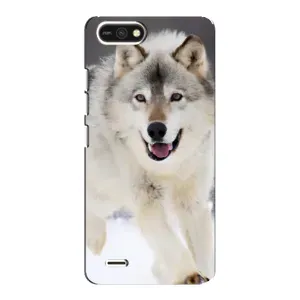 Чехол с Волком на TECNO POP 2F (Волк на снегу)