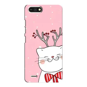 Чехол на тематику: Коты для TECNO POP 2F (Зимний кот)