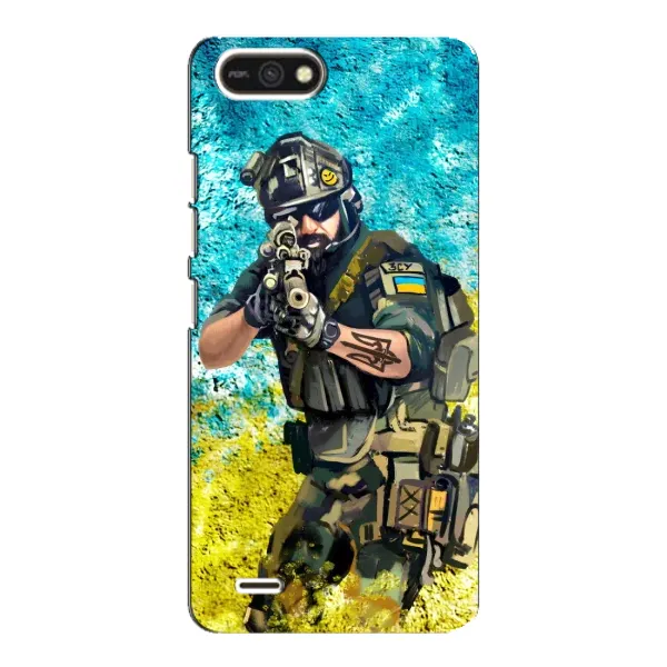 Чехол с рисунком «ЗСУ Воин» для TECNO POP 2F Чехол с рисунком «ЗСУ Воин» для TECNO POP 2F
