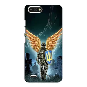 Патриотический Чехол для TECNO POP 2F (ЗСУ з крильями)