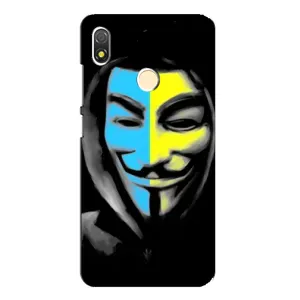 Чехол с Украинской символикой на Техно ПоП 3 (Анонимус патриот)
