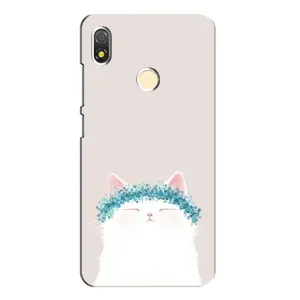 Чехол на тематику: Коты для TECNO POP 3 (Белый котик)