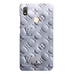 Текстурный Чехол Louis Vuitton для Техно ПоП 3 (Белый ЛВ)