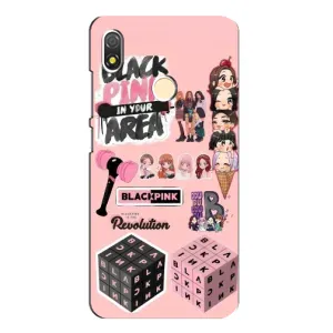 Чехлы с картинкой для TECNO POP 3 (BLACK PINK коллаж)
