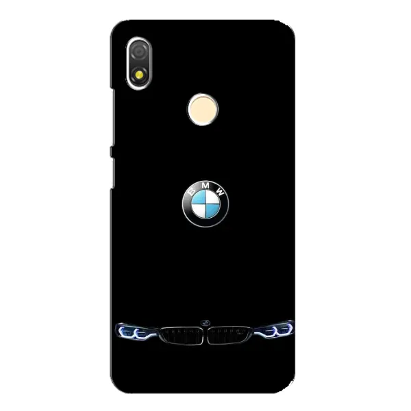 Чехол с рисунком «Черный BMW» для TECNO POP 3