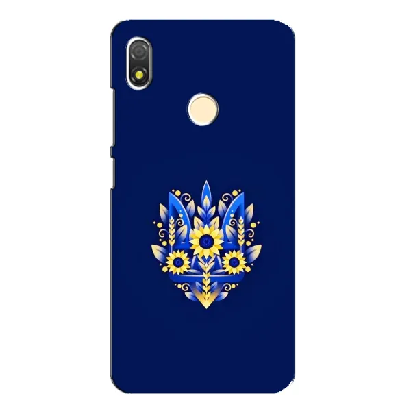 Чехол с рисунком «Цветущий Герб» для TECNO POP 3