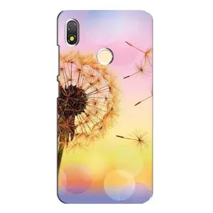 Силиконовый Чехол с одуванчиками на TECNO POP 3 (Цветок-одуванчик)
