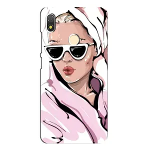 Чохол з картинкою Модні Дівчата TECNO POP 3 (Дівчина в халаті)