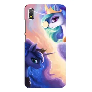 Чехол Unicorn на TECNO POP 3 (Единорожки на тучках)