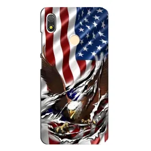 Чехол Флаг USA для TECNO POP 3 (Флаг USA)