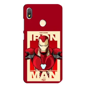 Чехол Супергерой Железный человек на TECNO POP 3 (Iron man)