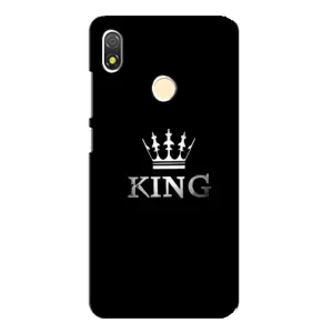 Чохол (Корона на чорному фоні) для Техно ПоП 3 (KING)