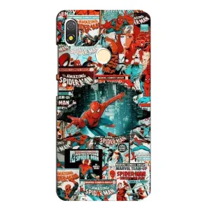 Чехол Супергерой Человека Паука на TECNO POP 3 (Комиксы Человек Паук)