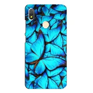 Силиконовый бампер с картинкой животных для TECNO POP 3 (Крылья бабочек)