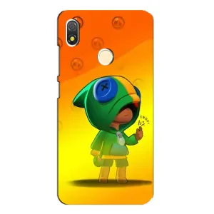 Чехол Бравл Старс для TECNO POP 3 (LEON в кофте)