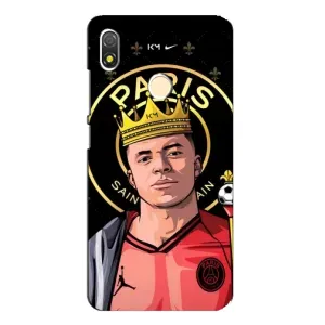 Чехол (TPU) с Футболистом на TECNO POP 3 (Mbappe King)