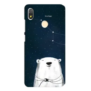 Силиконовый бампер с картинкой животных для TECNO POP 3 (Медведица)