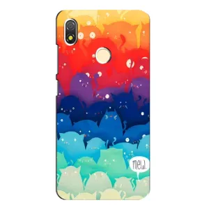 Силиконовый чехол с котиком для TECNO POP 3 (Mew)