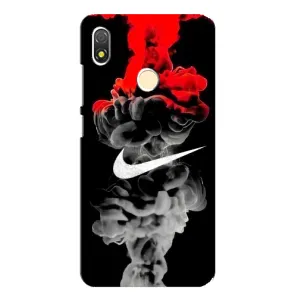 Силіконовый Чохол на TECNO POP 3 з картинкою НАЙК (Nike дим)