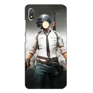 Силиконовый чехол с картинкой "Герой Pubg" на TECNO POP 3 (Пабг)