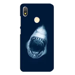 Силиконовый бампер с картинкой животных для TECNO POP 3 (Пасть Акулы)