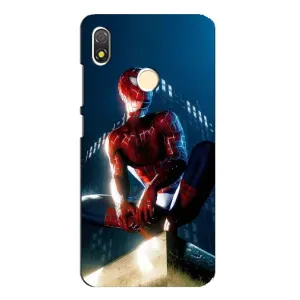 Чехол Супергерой Человека Паука на TECNO POP 3 (Паук на доме)