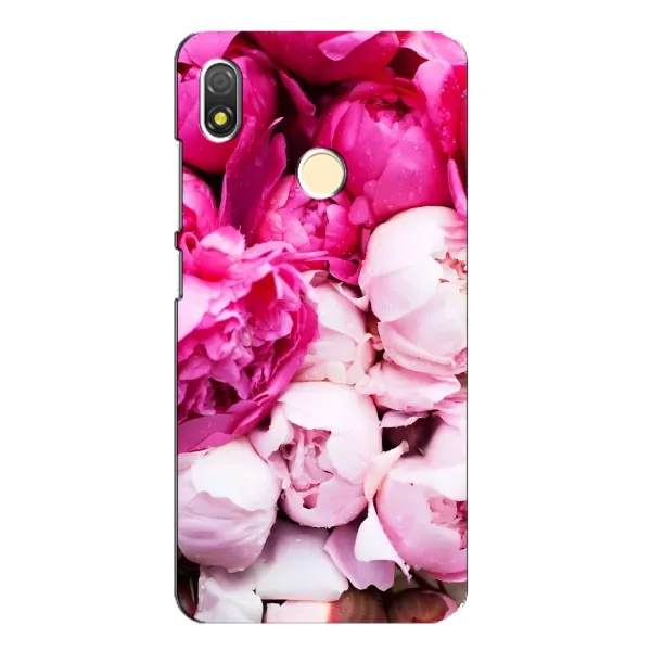Чехол с рисунком «Пионы» для TECNO POP 3 Чехол с рисунком «Пионы» для TECNO POP 3
