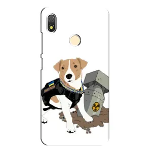 Чехол с принтом Собаки Патрон для TECNO POP 3 (Пёс Патрон с ракетой)