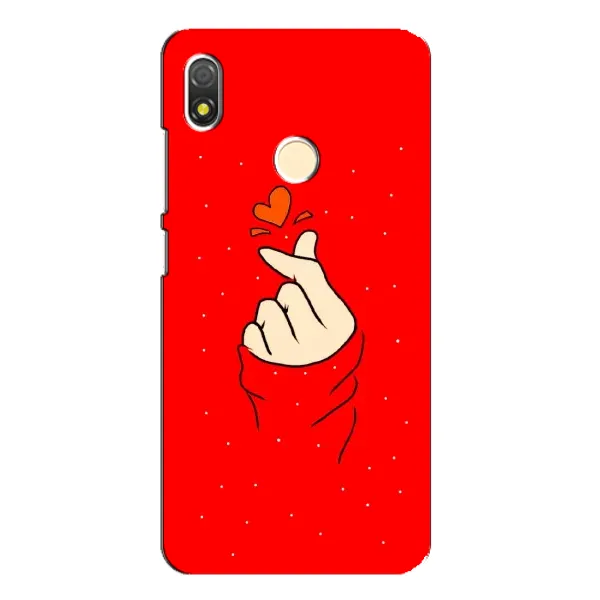 Чохол з малюнком «Сердечко на червоному» для TECNO POP 3 Чохол з малюнком «Сердечко на червоному» для TECNO POP 3