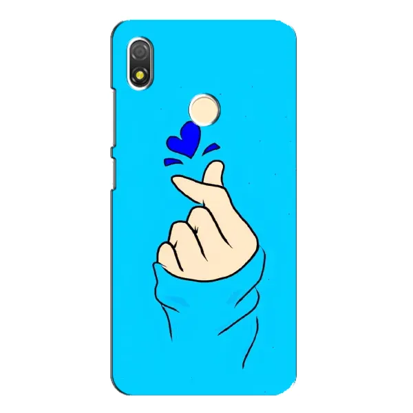 Чохол з малюнком «Сердечко на синоьому» для TECNO POP 3 Чохол з малюнком «Сердечко на синоьому» для TECNO POP 3