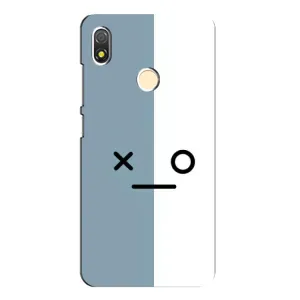 Силиконовые Чехлы (смешные стикеры) для TECNO POP 3 (Серо-белый)