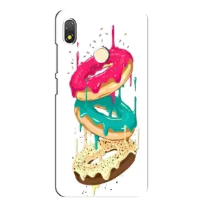 Чохол з зображенням смачної їжі для TECNO POP 3 (Соковиті пончики)