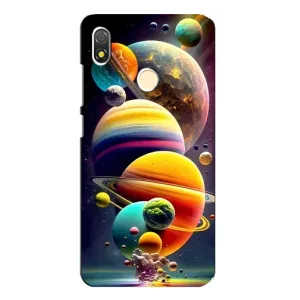 Чохол (ТПУ) з планетами на TECNO POP 3 (Сонячна система)