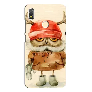 Чехлы с принтом СОВЫ для TECNO POP 3 (Сова в шапке)