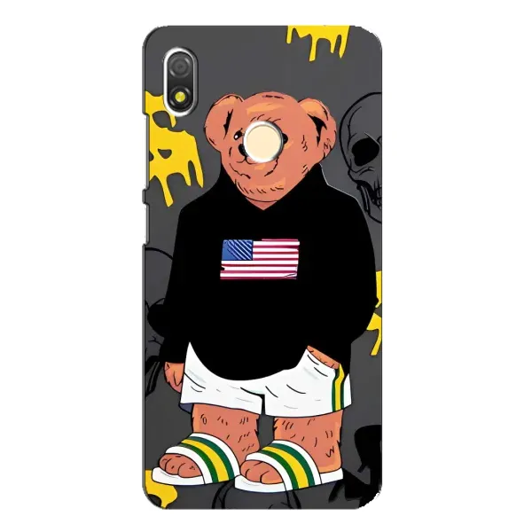 Чехол с рисунком «Teddy USA» для TECNO POP 3 Чехол с рисунком «Teddy USA» для TECNO POP 3