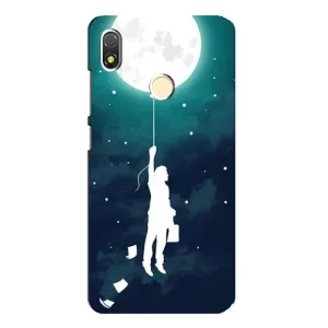 Чехол (ТПУ) с планетами на TECNO POP 3 (To The moon)