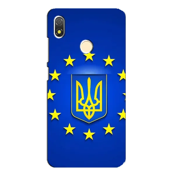 Чехол с рисунком «Украина это Европа» для TECNO POP 3 Чехол с рисунком «Украина это Европа» для TECNO POP 3