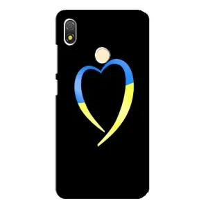 Силиконовый Чехол на TECNO POP 3 (Я-Украина) (Украинское сердце)