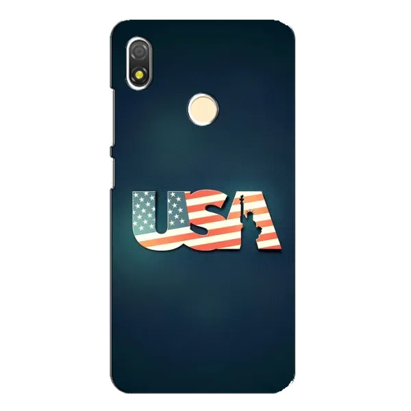 Чехол с рисунком «USA» для TECNO POP 3 Чехол с рисунком «USA» для TECNO POP 3
