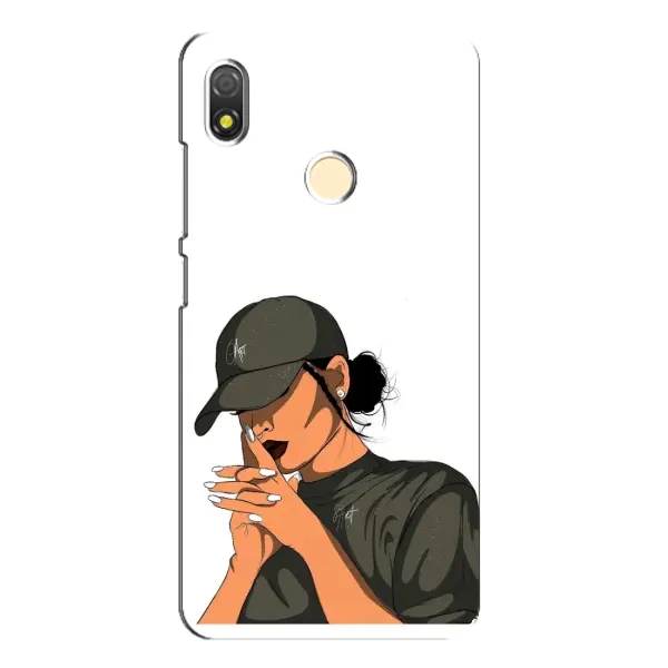 Чехол с рисунком «В зеленом» для TECNO POP 3