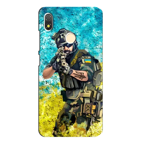 Чехол с рисунком «ЗСУ Воин» для TECNO POP 3 Чехол с рисунком «ЗСУ Воин» для TECNO POP 3