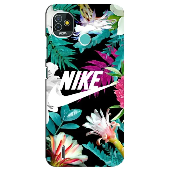 Чехол с рисунком «Цветочный Nike» для TECNO Pop 4 LTE Чехол с рисунком «Цветочный Nike» для TECNO Pop 4 LTE